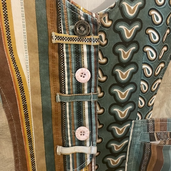 N.T.S Not the Same Sleeveless MultiPrint Dress Size 38 - Picture 6 of 16